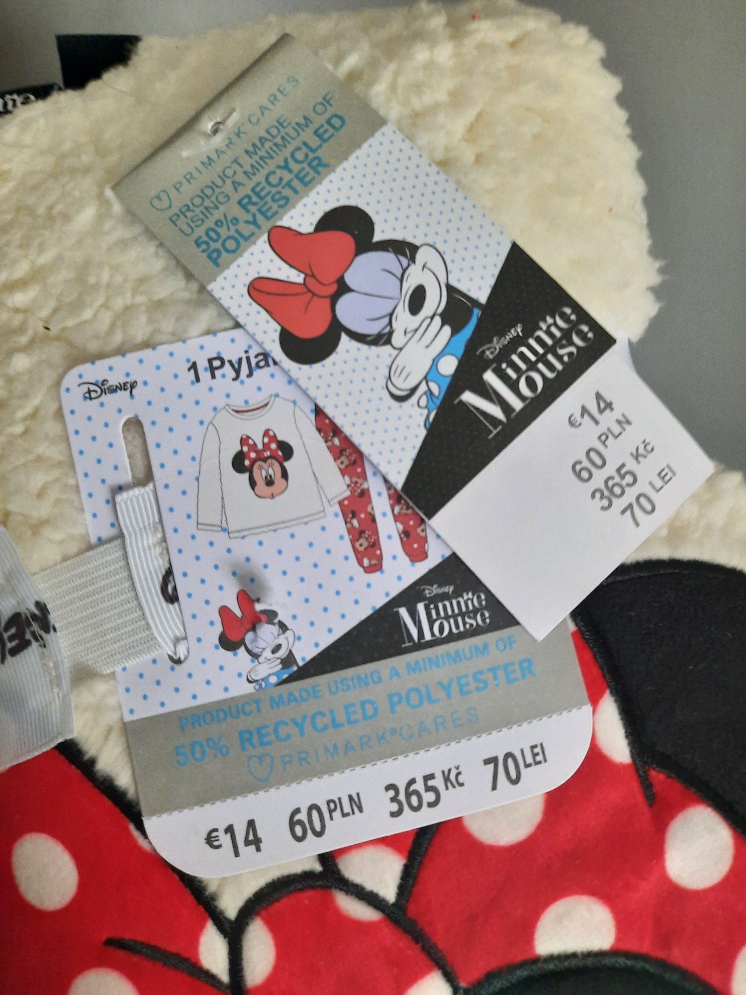 Primark roz. 158, nowa piżama Myszka Minnie, Disney