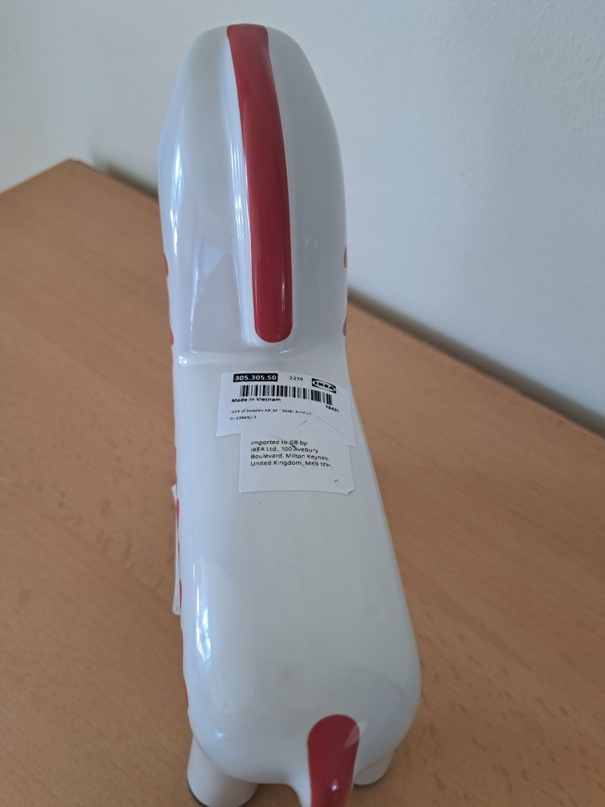 Ikea koń konik ceramiczny malowany Vinterfind