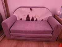Kanapa/łóżko/sofa rozkładana dla dzieci Welox 98 x 170 cm welur