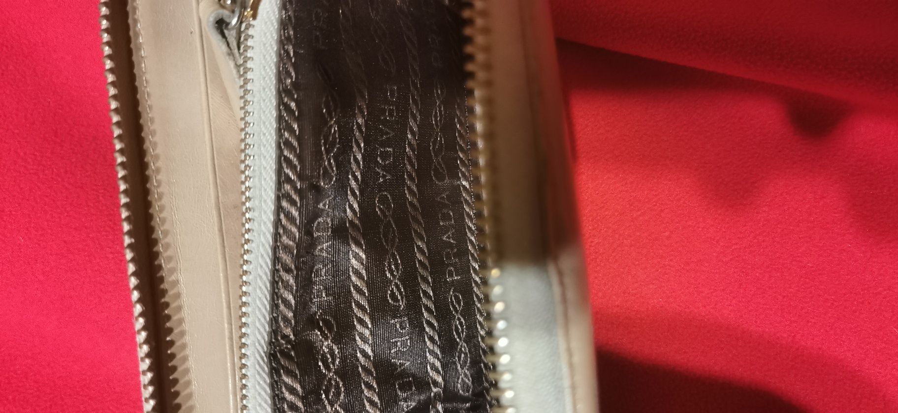 Женский кожаный кошелёк Prada оригинал
