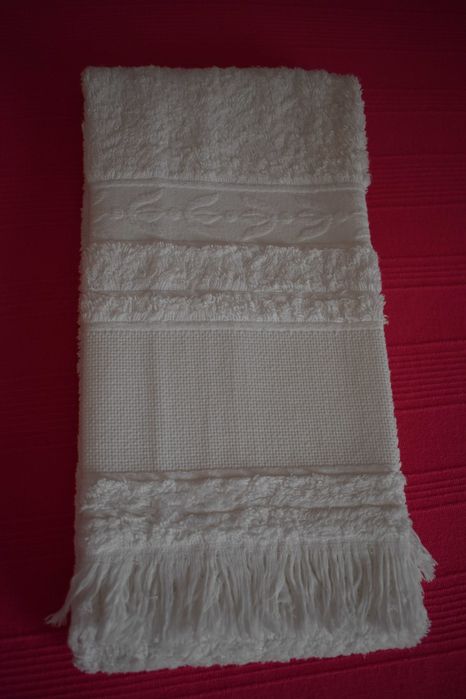 Toalha de lavatório antiga [100% algodão]