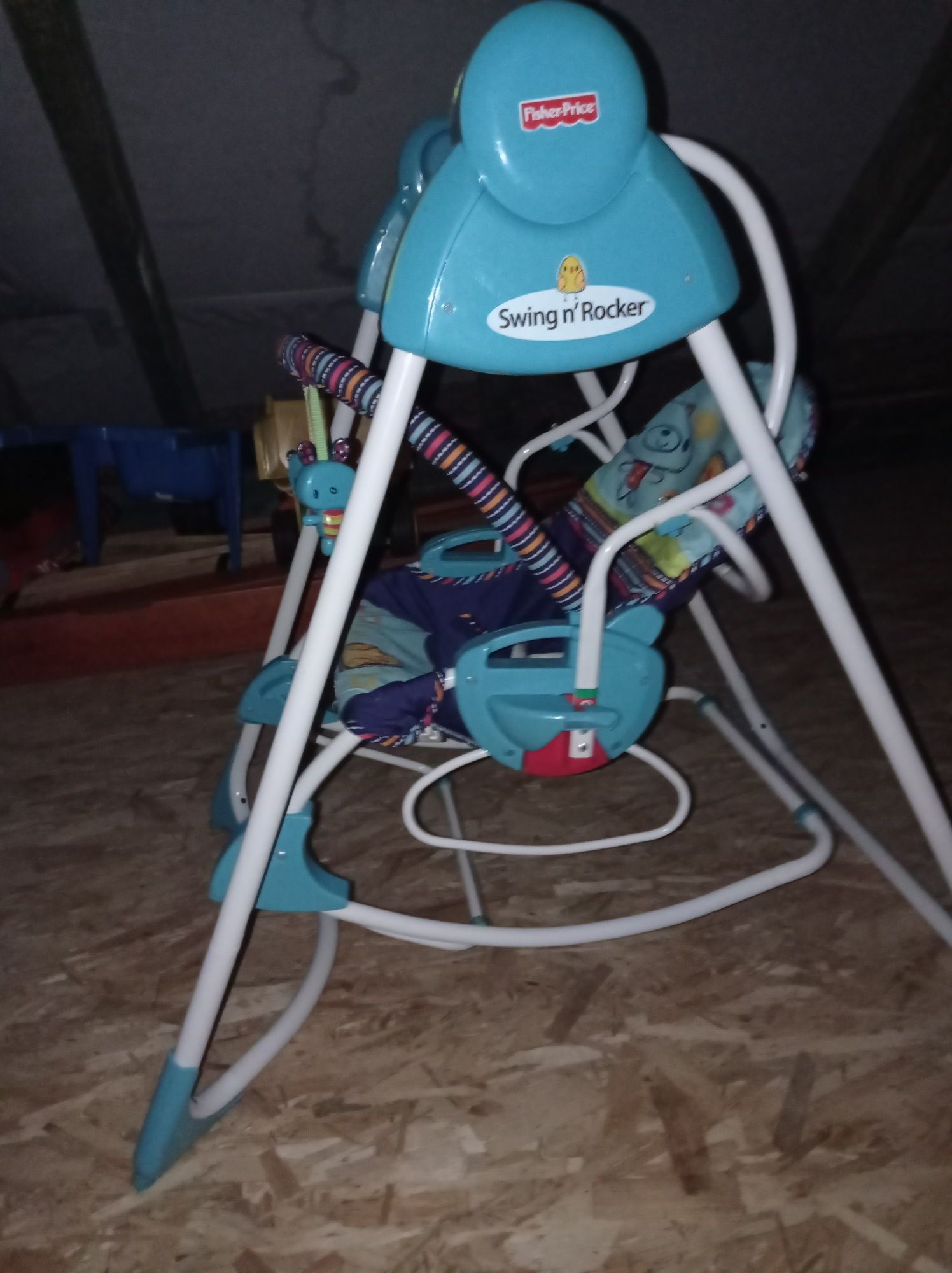 Huśtawka Fisher Price 3w1 Bujaczek