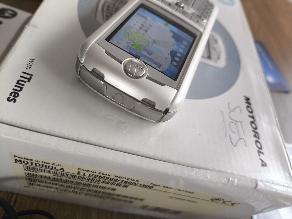 Motorola ROKR E1 E398 cały zestaw Unikat