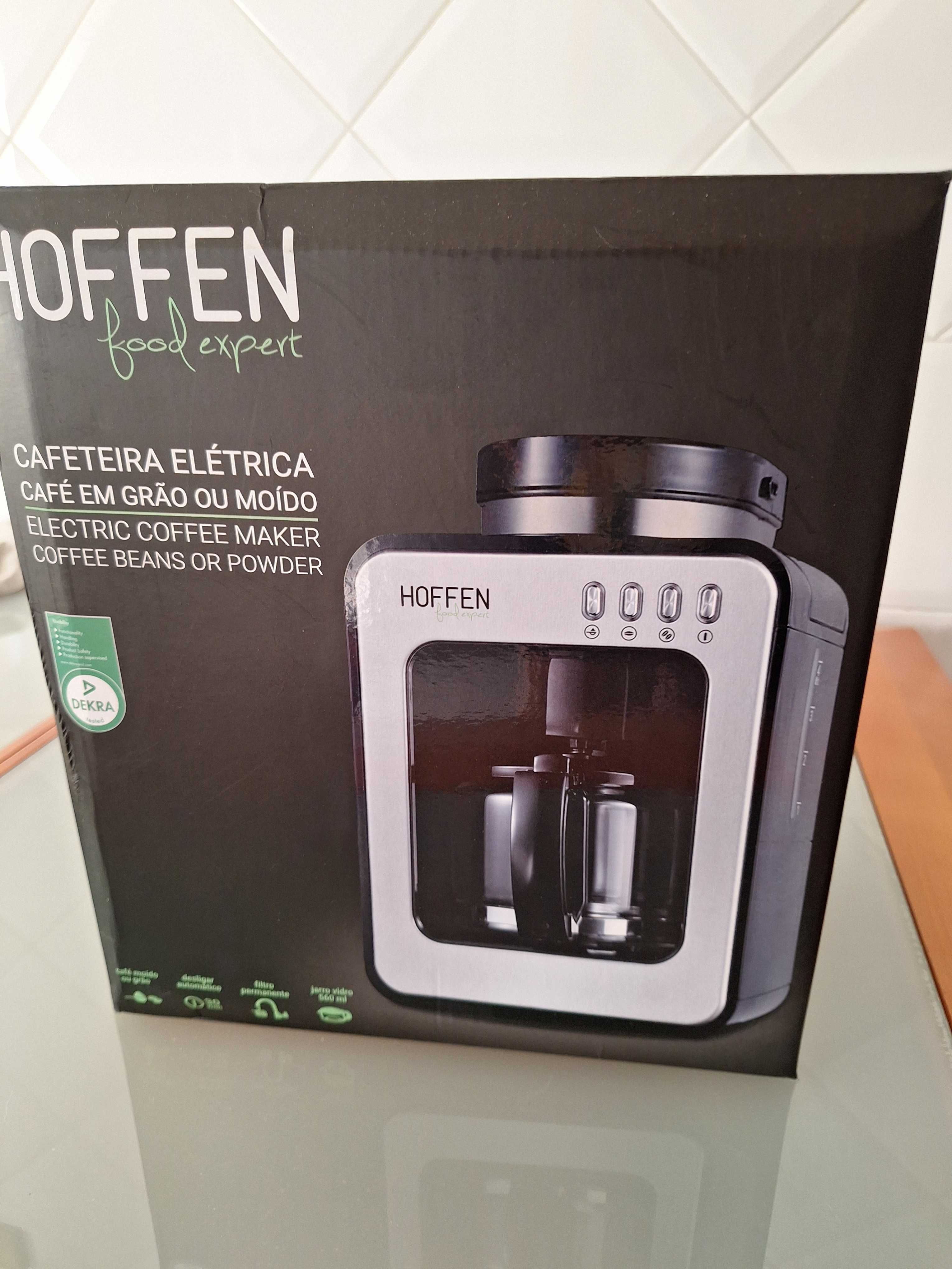 Cafeteira Hoffen (café grãos ou moído)