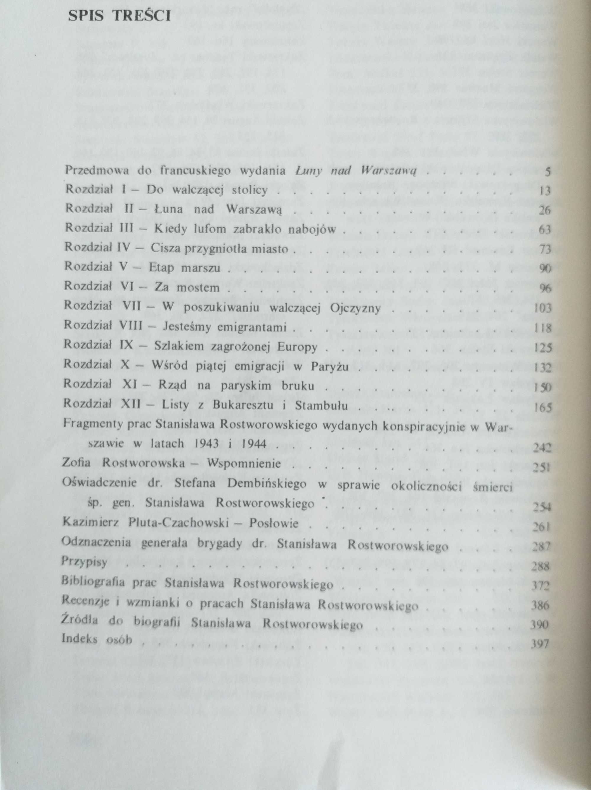 Stanisław Rostworowski - Łuna od Warszawy