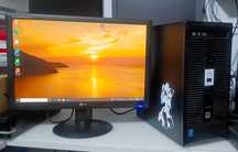 PC Windows i5 Quad-Core/ RX 550 4GB/ SSD/ 16GB RAM + Monitor LG