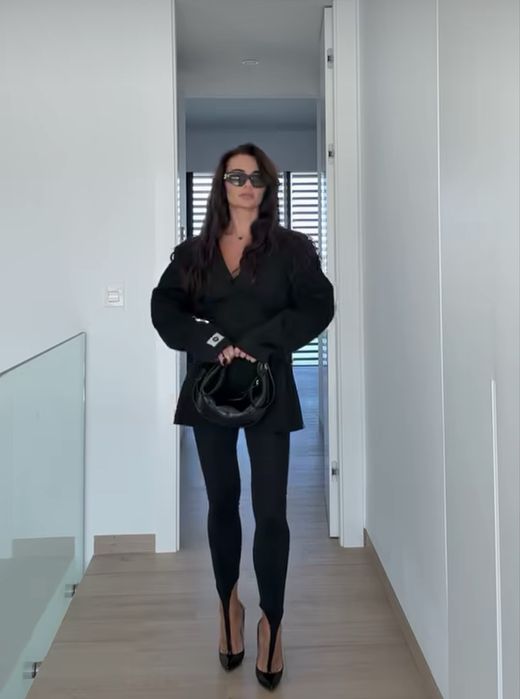 Лосини чепез палець, лосини зі штрипками