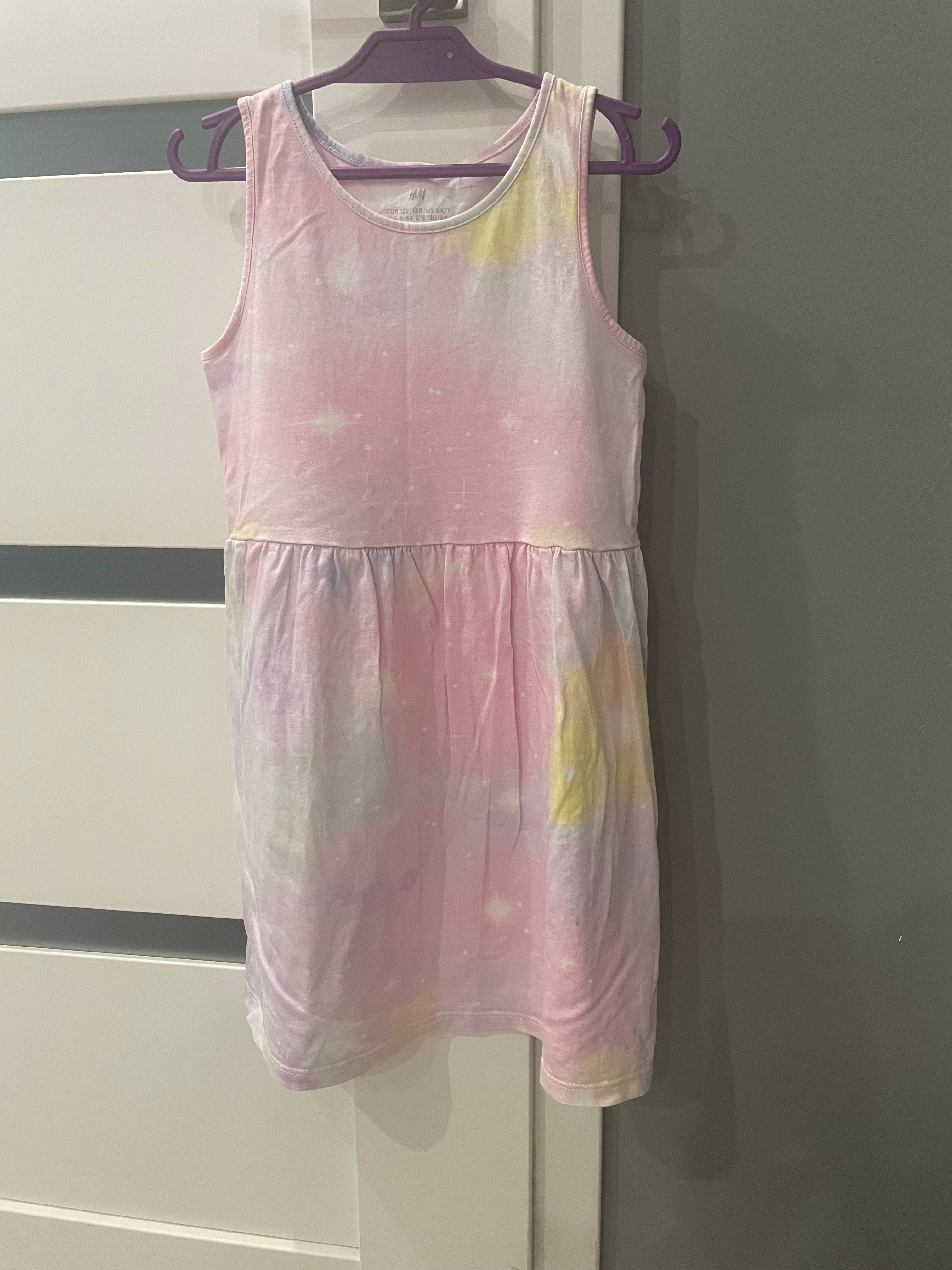 Sukienka letnia r 122/128 H&M