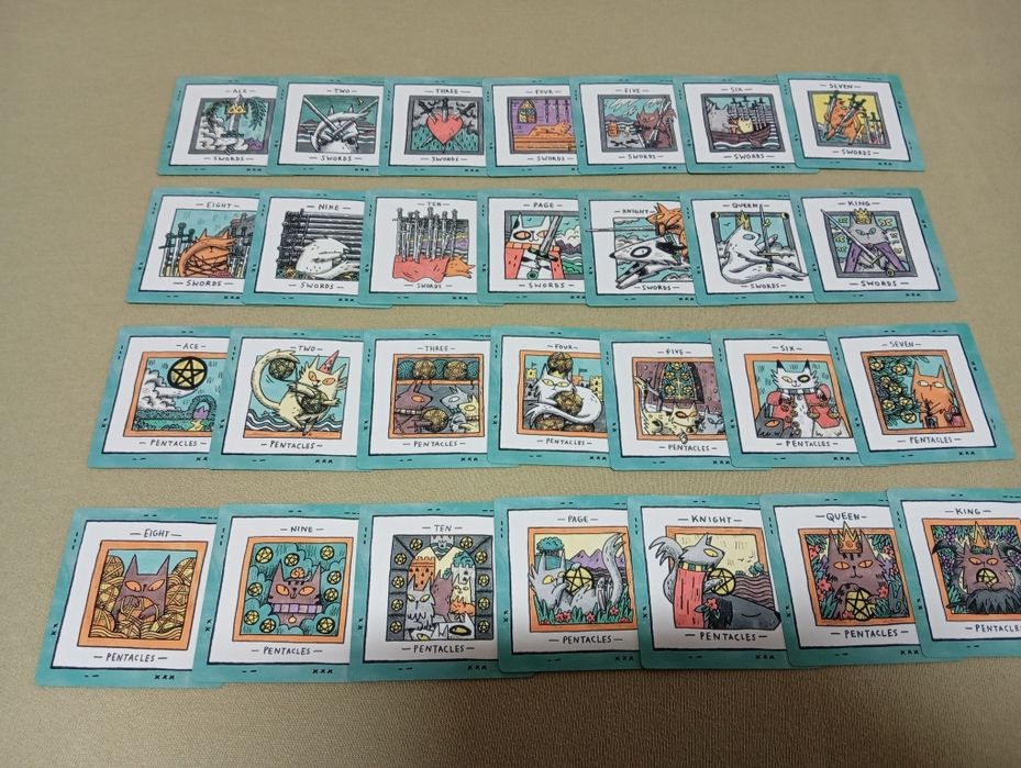Mini cat tarot de Rachillu
