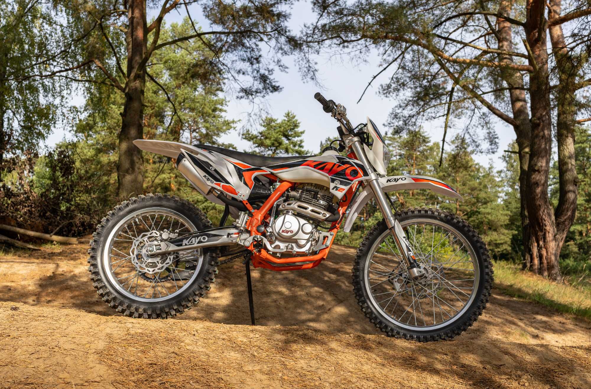 Nowy KAYO K2 - Cross/Enduro - Rozrusznik + lampa LED - OD RĘKI (raty!)