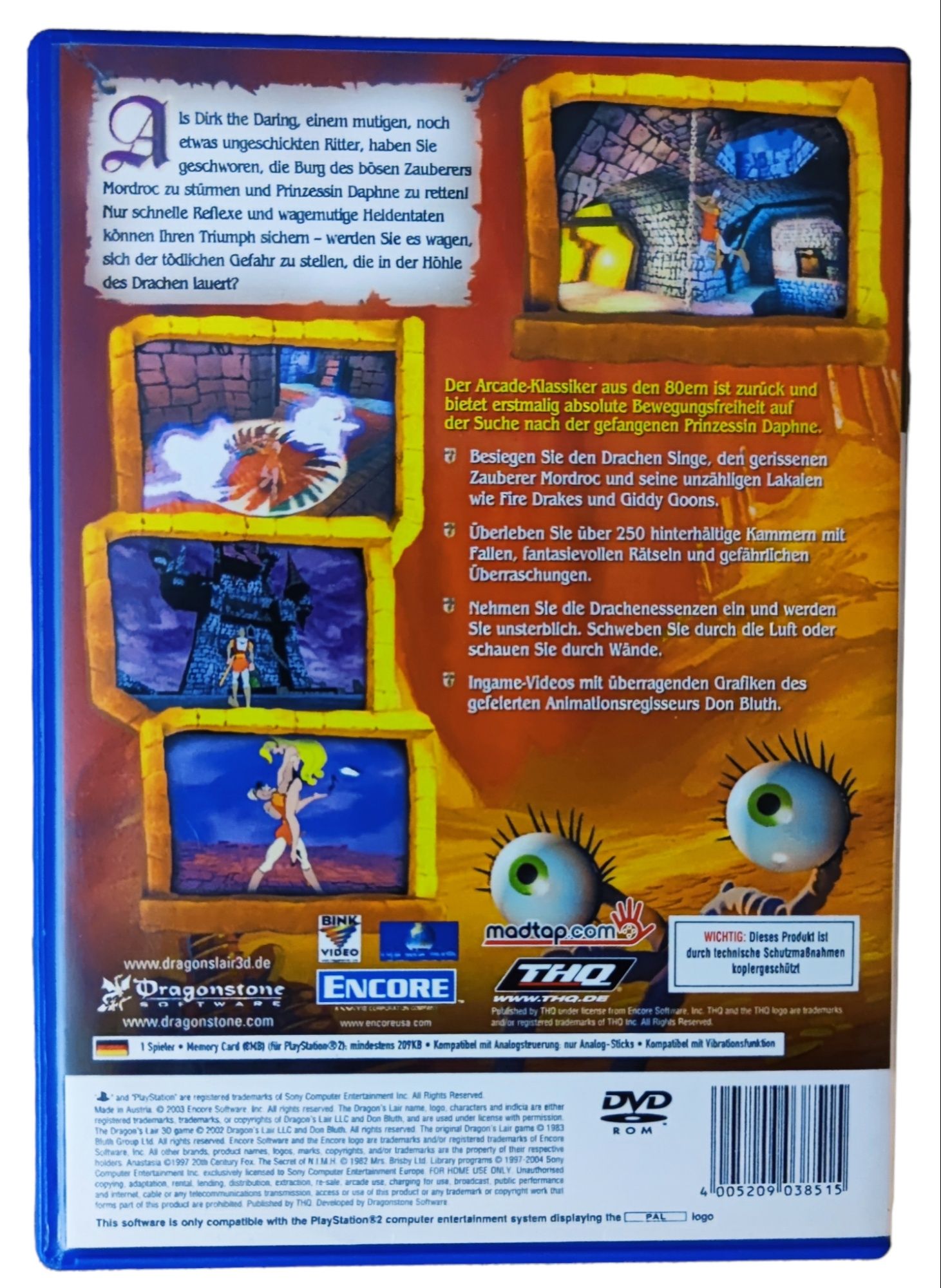 Dragon's Lair 3D: Special Edition PlayStation 2