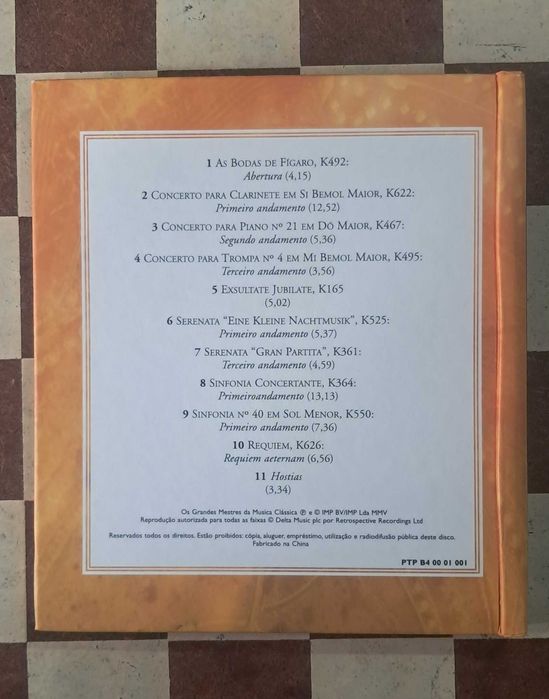 MOZART - Obras-primas musicais - Os Grandes Mestres da Música Clássica