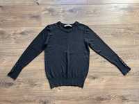 Zara basic sweter damski rozmiar M ciemnoszary