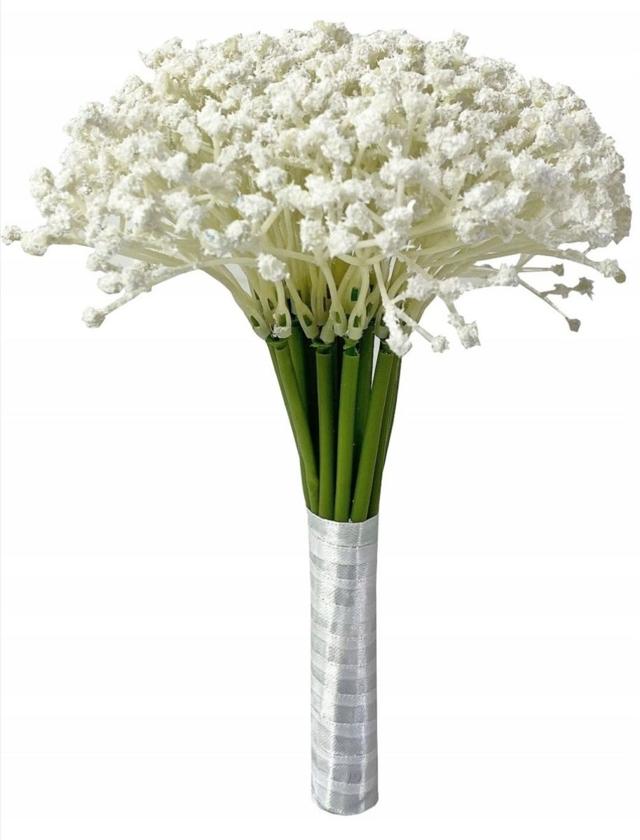 BUKIET GIPSÓWKA 27cm gipsówki x20 W01