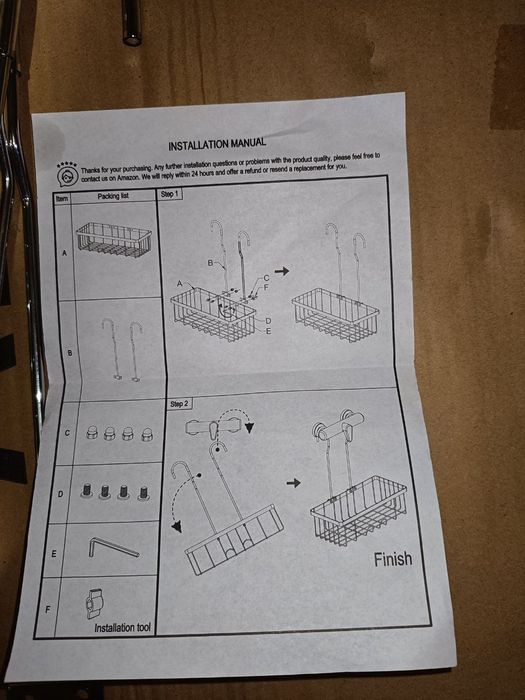 Полиця навісна 130*300 мм.