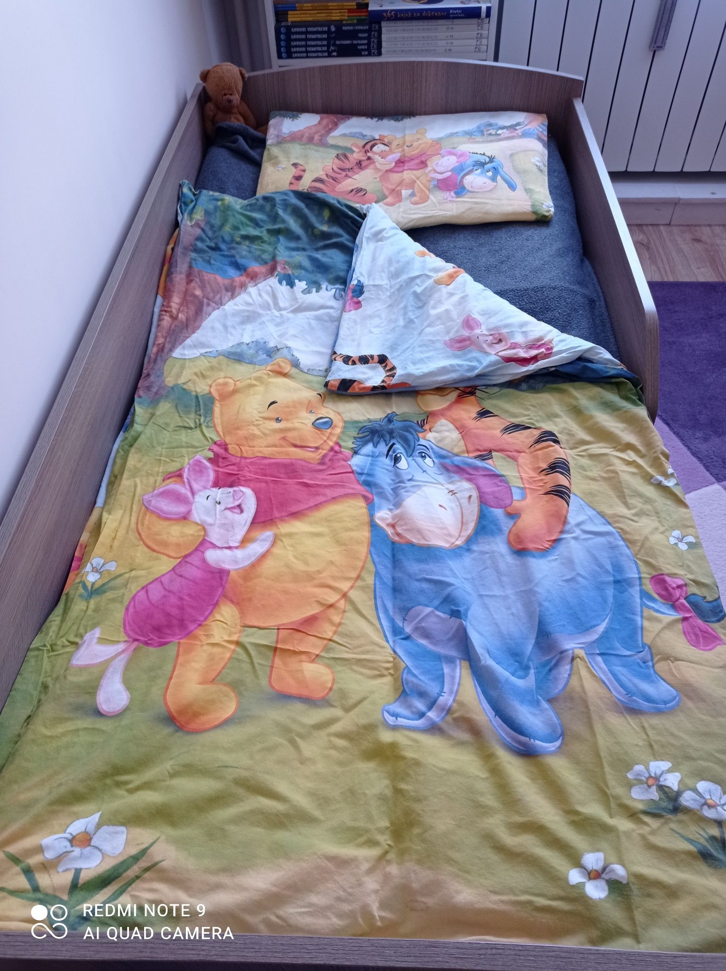 Kołdra dziecięca + poszwa kubuś puchatek