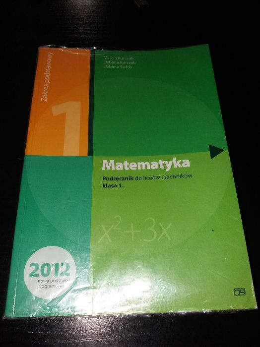 Matematyka - klasa 1, Podręcznik