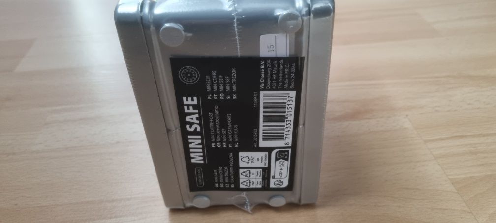 MINI SAFE dla dzieci Bank pieniędzy sejf stołowy