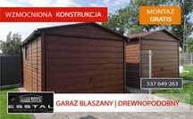 Garaż Blaszany -Orzech|Blaszak|Schowek |Magazyn|Wiatka|Hala| -ESSTAL*
