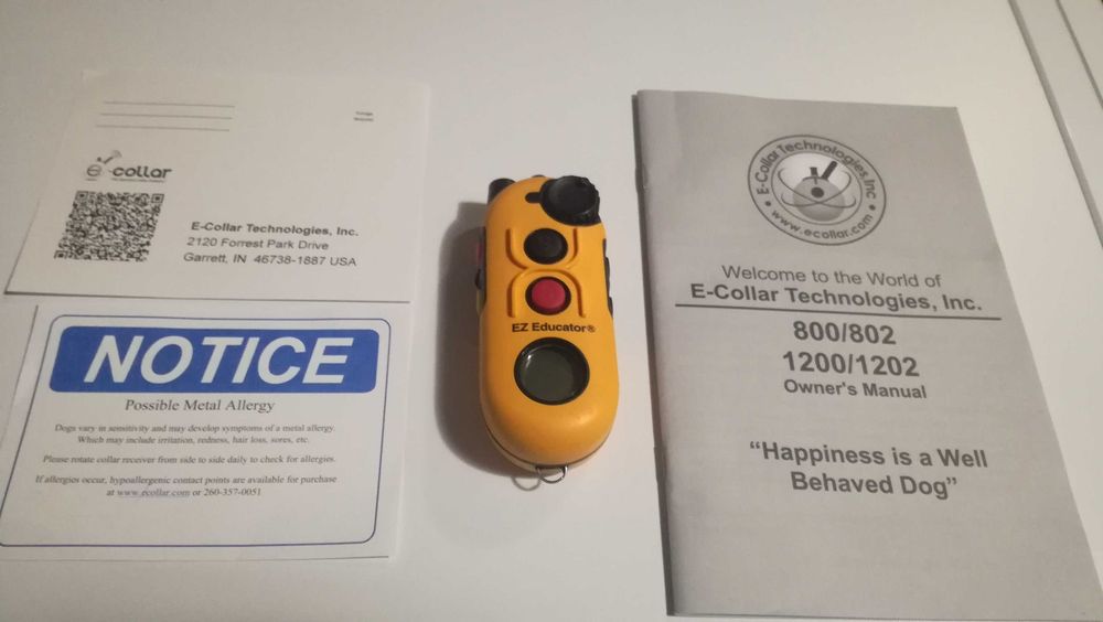 Elektroniczna treningowa obroża odbiornik E-Collar ez 900 USA oryginal