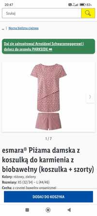 Piżama damska do karmienia