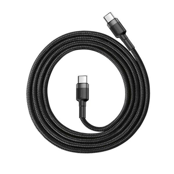 Baseus Кабель Type-C to Type-C 60W / 1 метр  Швидка Зарядка USB-C