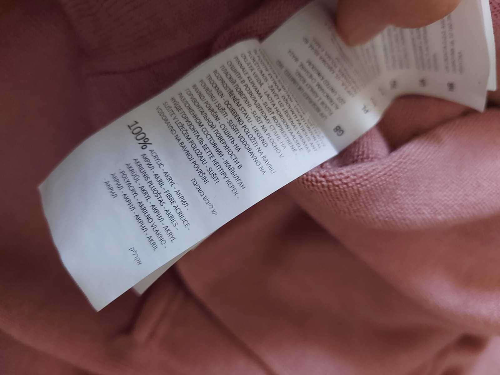 Sweter różowy rozmiar S Sinsay