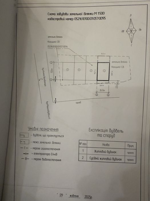 Одноповерхові таунхауси , на стадії будівництва