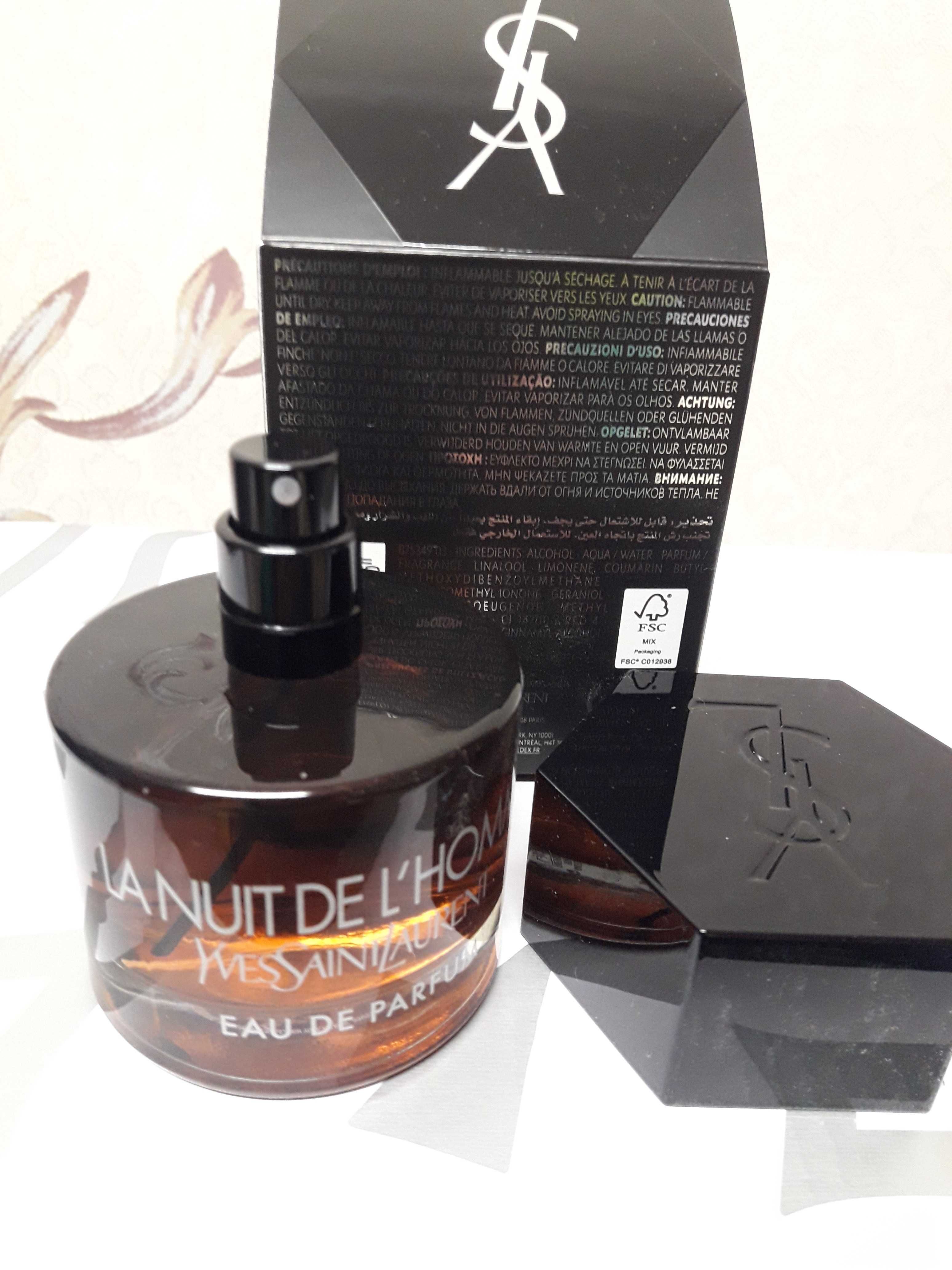 Мужская парфюмированная вода La Nuit De L´Homme Yves Saint Laurent