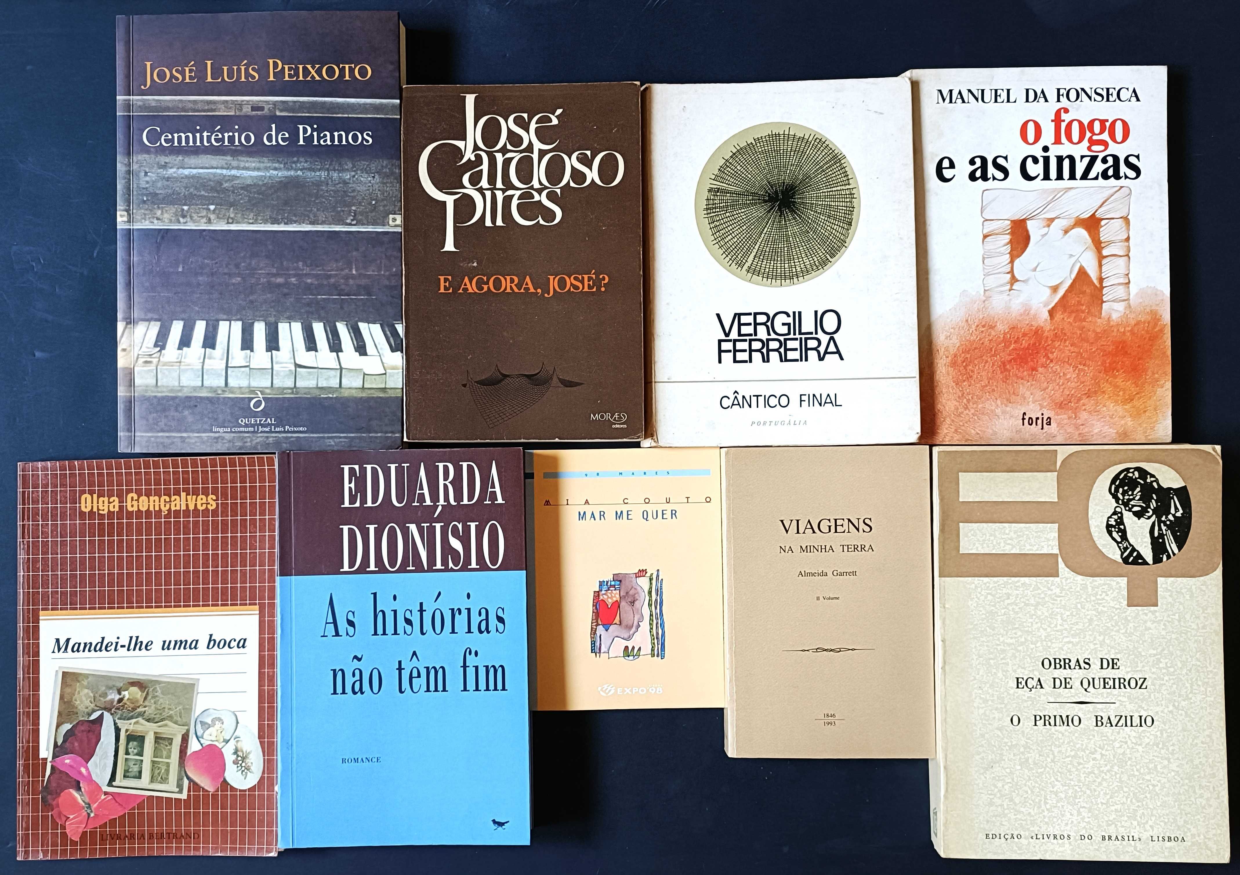 38 livros, literatura nacional-internacional. Primeiras Edições. 225€.