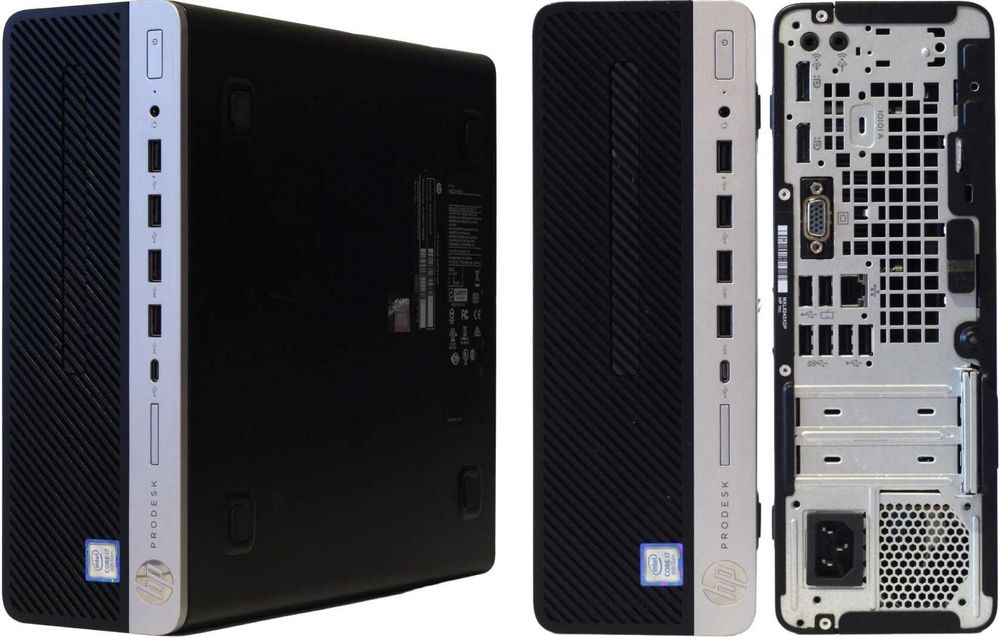 Міні десктоп HP ProDesk 600 G4 SFF (i7-8700/8GB DDR4/m.2/WIN/БП 180Вт)