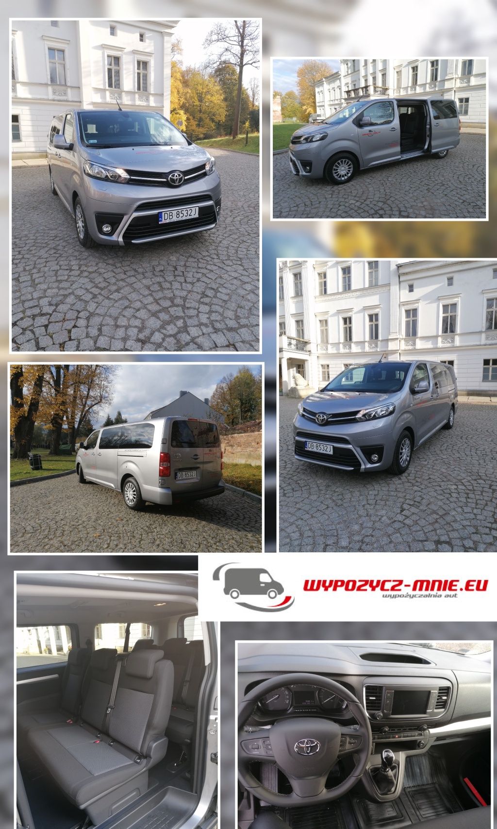 WOLY TERMIN Lipiec/ wakacje 2025 r.  Wypożyczenie aut / wynajem samoc