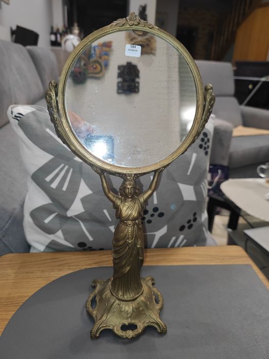 Lustro stołowe metalowe Francja