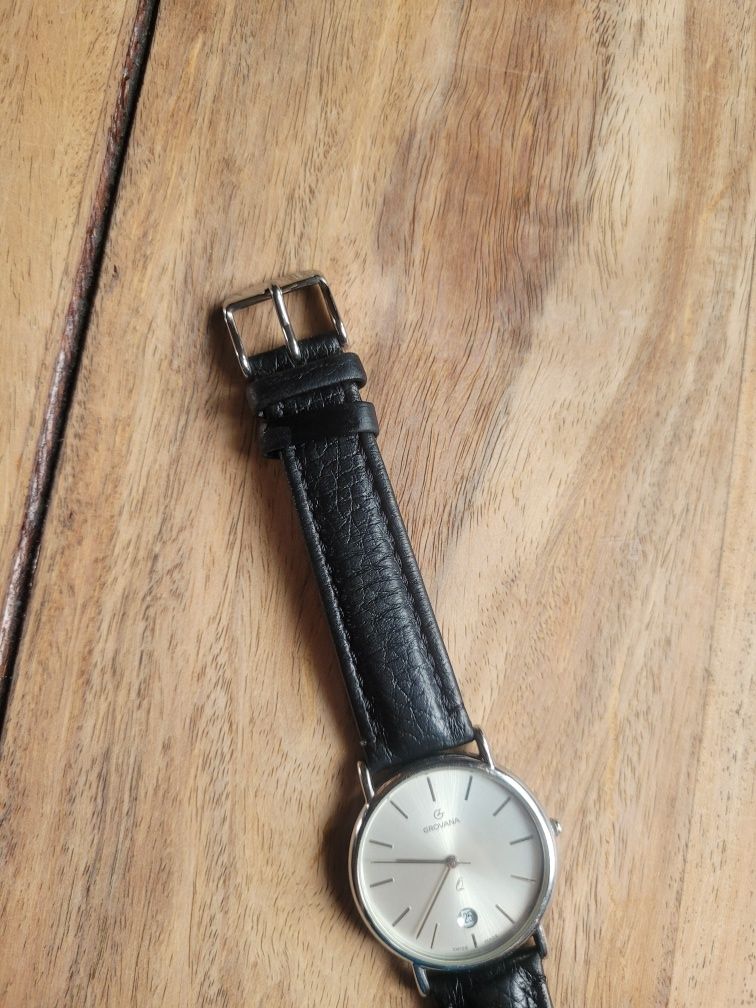 Grovana zegarek męski elegancki szwajcarski