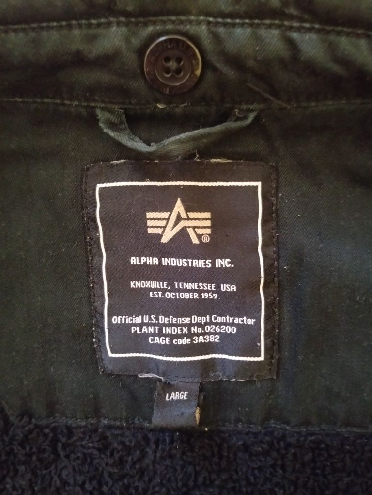 Вінтажна, польова куртка Alpha industries