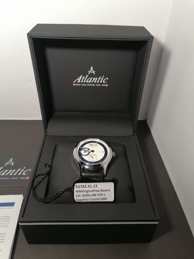 Zegarek Atlantic Worldmaster automatic Power Reserve Full Set