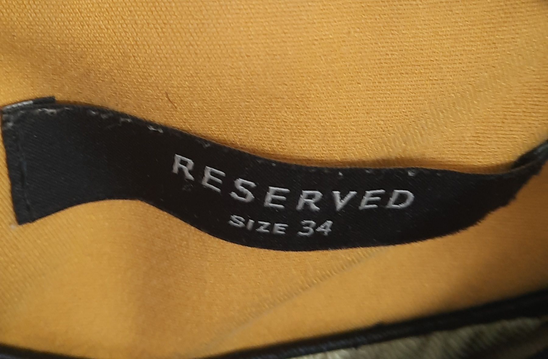 Marynarka,x34, Reserved, elegancka marynarka, musztardowa