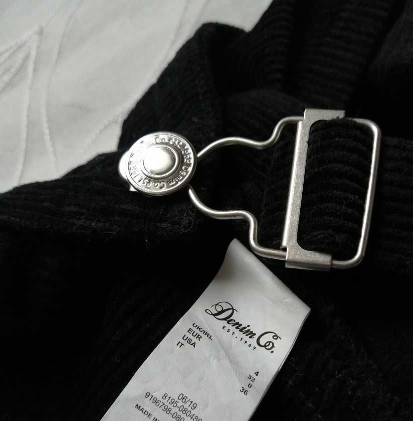 Denim j.Nowe czarne ogrodniczki sukienka spódnica sztruks Bawełna XSS