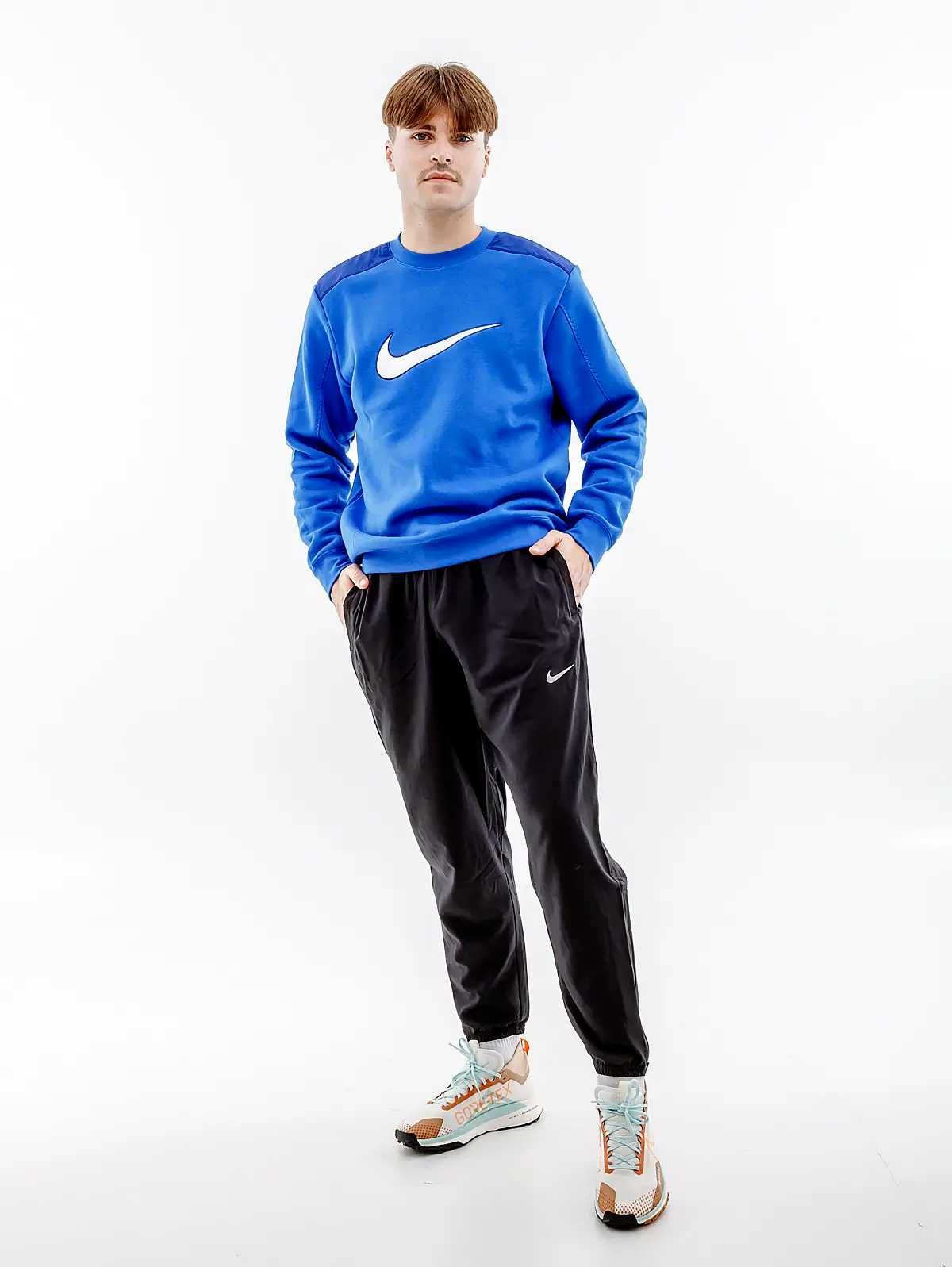 Світшот NIKE NSW FLEECE CREW BB FN0245-480 ОРИГІНАЛ кофта толстовка