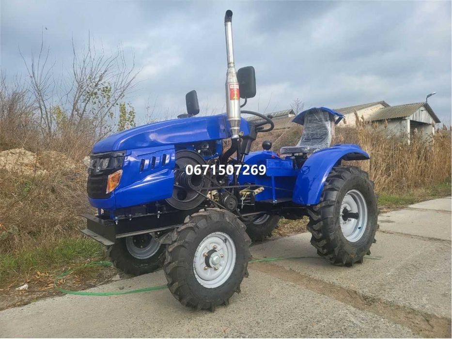 Мототрактор KENTAVR 200В Кентавр посилена рама фреза та плуг доставка