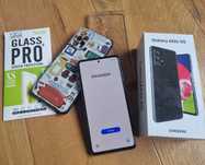 Samsung A52s 5g zestaw 2x etui, 2x szkło, stan bdb