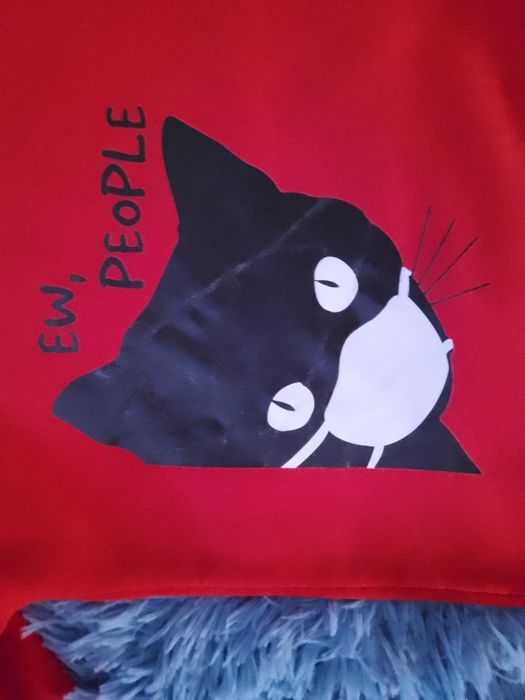 Толстовка кофта свитшот женский теплый кот