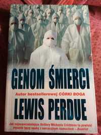 książka Genom śmierci Lewis Perdue sensacja / thriller