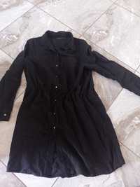 Sukienka czarna Ala koszula 38