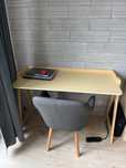 Biurko drewniane Sklum Kailo jak ikea agata meble brw