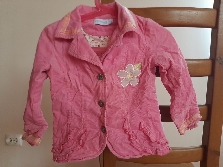 Kurtka dziewczęca wiosenna różowa 5.1015 rozmiar 86/92