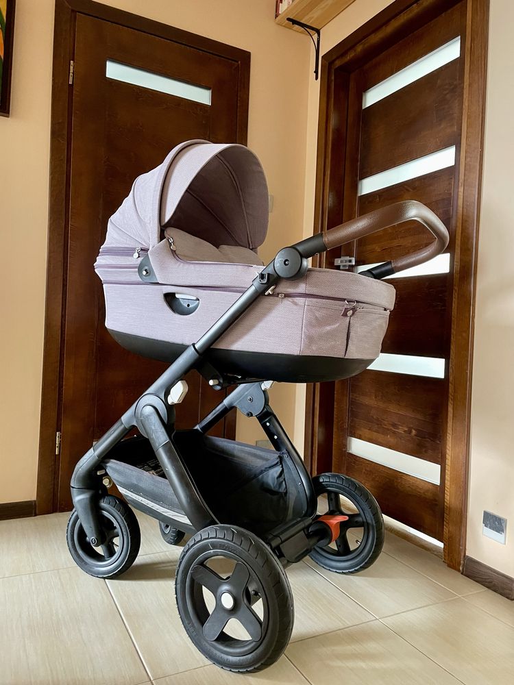 Wózek stokke trailz 2w1 limitowany kolor brushed lilac + torba