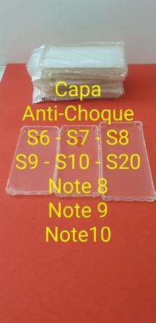 Capa Anti Choque S6 - S7 - S8 - S9 - S10 - S20 - Note 8 - 9 - 10 - 20