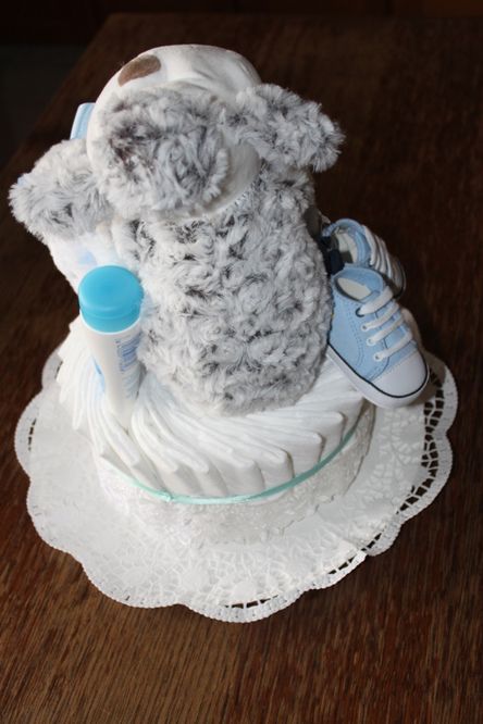 Bolo de Fraldas Bebé Babyshower