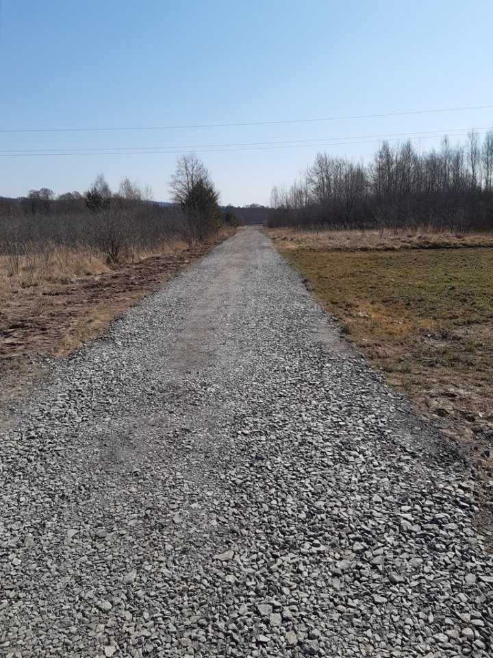 Przepusty, Wjazdy na działki, Drogi dojazdowe, Koparka